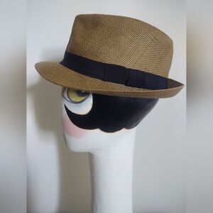 Tan Fedora Hat with Black◾Band~ Unisex-Style